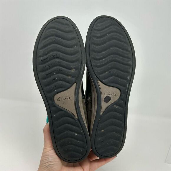 Clarks Cloudsteppers Sillian 2.0 HI Women's Ankle Boots Size 9 Olive Green - Picture 9 of 12